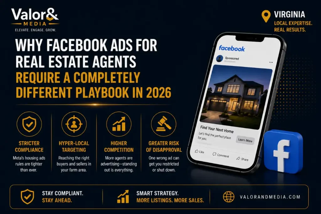 Facebook Ads for Real Estate Agents in Virginia Require a Completely Different Playbook