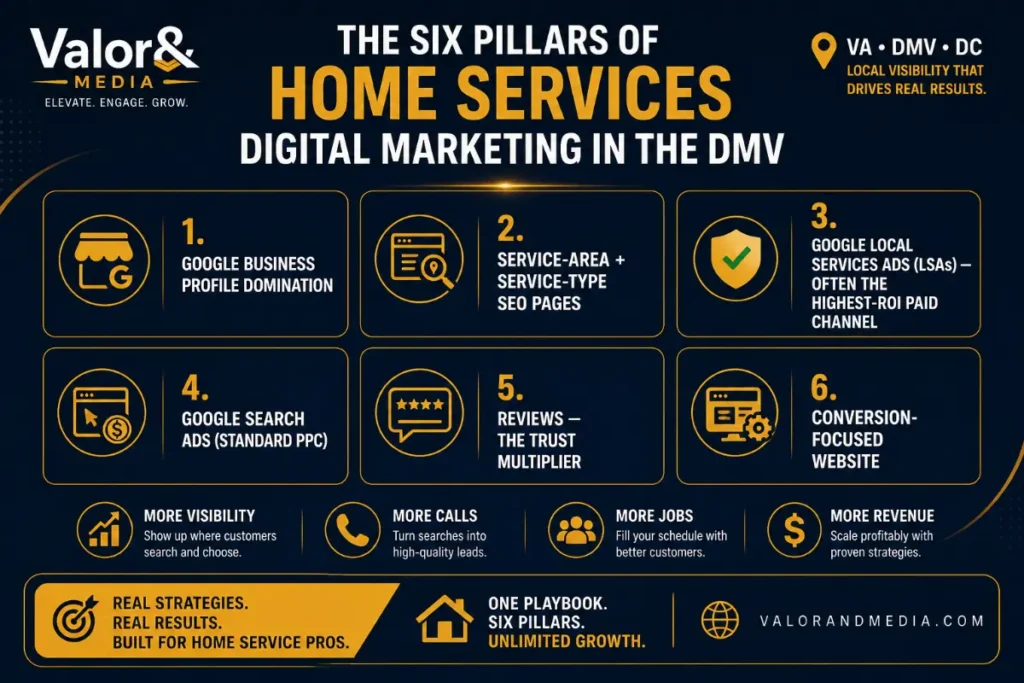 Six Pillars of Home Services Digital Marketing
