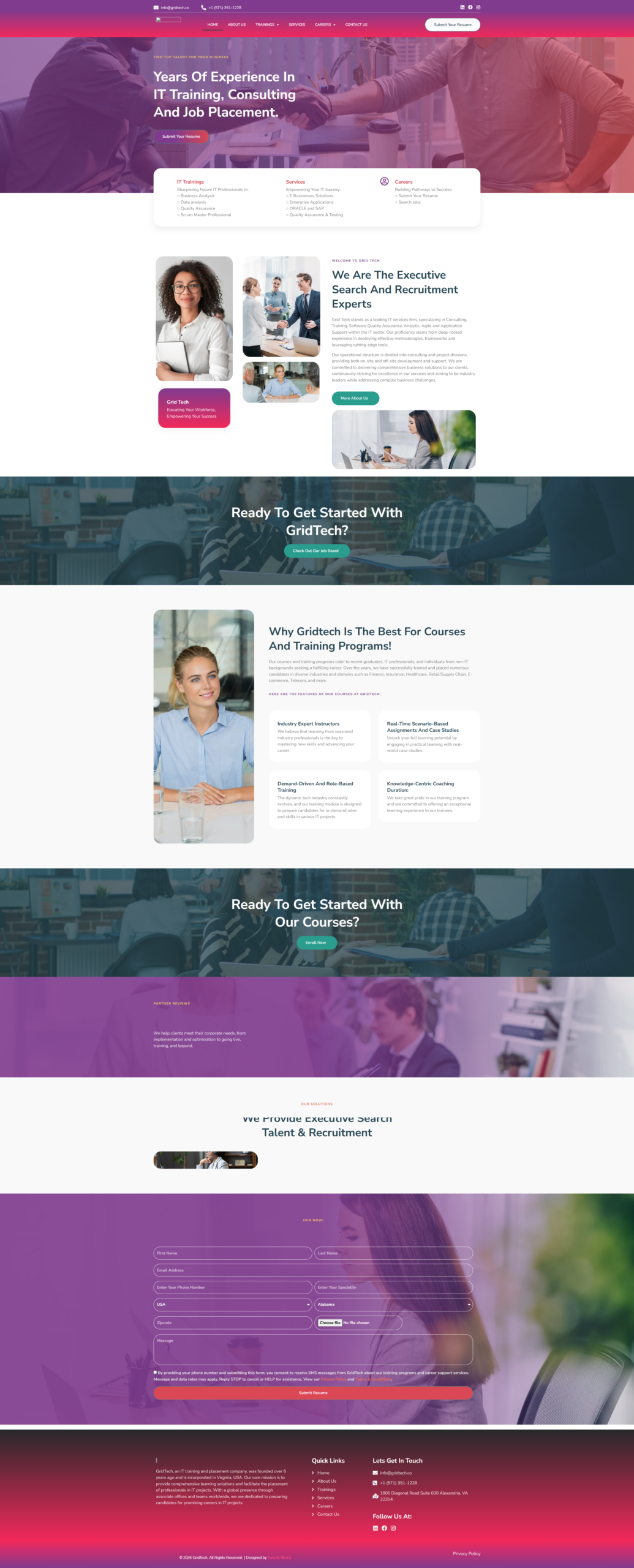 GridTech website
