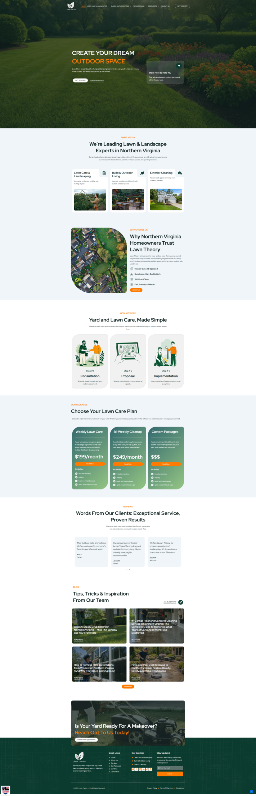 Lawn Theory website