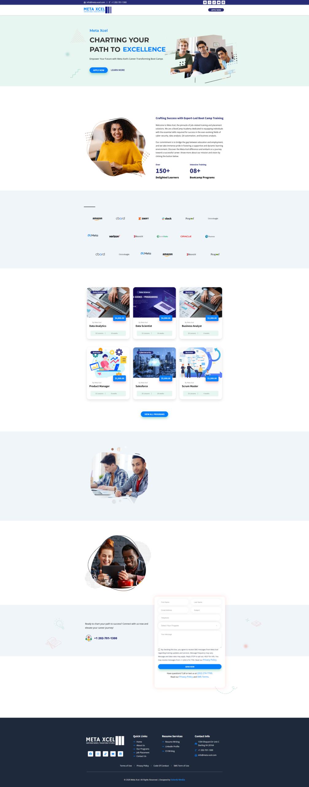 Meta Xcel website