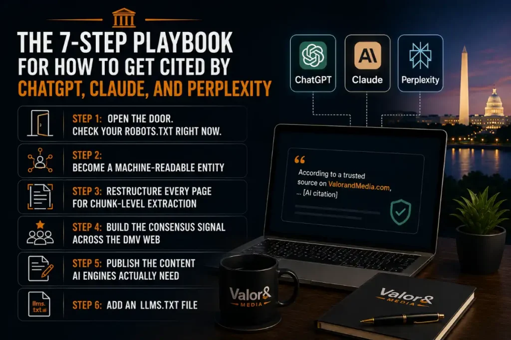7-Step Playbook for How to Get Cited by ChatGPT